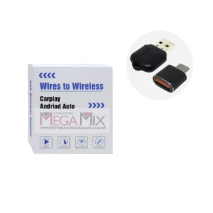 Adaptador CarPlay sem Fio Universal USB/Tipo C - VPL-1468