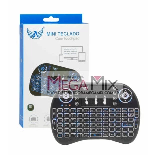 Mini Teclado com Led para Smart TV AL-313 - Altomex