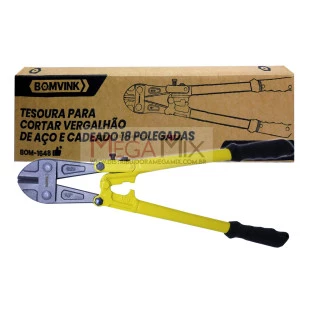 Tesoura para Vergalhão de Aço e Cadeado 18 " BOM-1648 - Bomvink