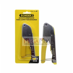 Alicate de Crimpar para RG59/RG6 BOM-1704 - Bomder