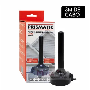 Antena Digital Interna e Externa 4dBi PR-2010 - Prismatic 
