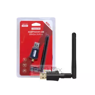 Adaptador Wireless USB 2.4G 600Mbps MWI-003 - Tomate