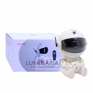 Mini Projetor de Luz (ASTRONAUTA) com Controle OIH-4882 - Oásis