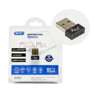 Adaptador Wireless USB 150Mbps KP-AW155 - Knup