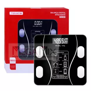 Balança Digital Bioimpedância Até 180kg MU-020 - Tomate