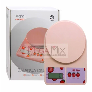  Balança Digital de Cozinha 10kg OIH-3203 - Oásis