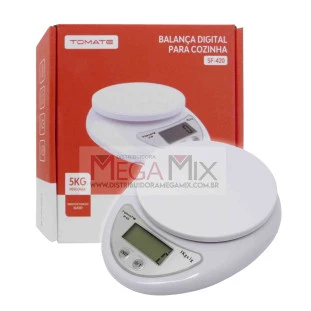 Balança Digital para Cozinha 5KG SF-420 - Tomate