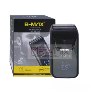 Barbeador Elétrico Recarregável BM-C044 - B-max