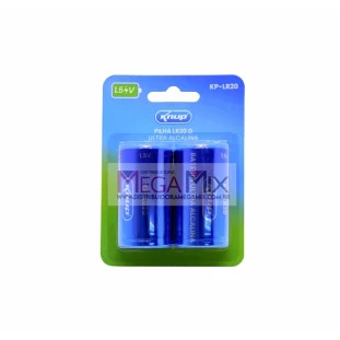 Pilha D Ultra Alcalina LR20 KP-LR20 - Knup