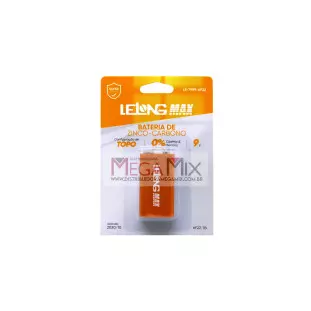 Bateria 9V Zinco-Carbono LE-7999-6F22 - Lelong