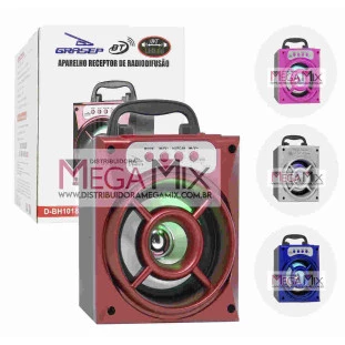 Caixa de Som Bluetooth 10W BH1018 - Grasep