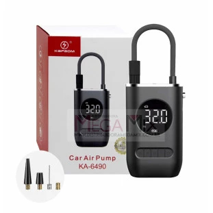 Bomba de Ar e Calibrador de Pneu Digital sem Fio 50W KA-6490 - Kapbom
