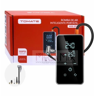 Bomba de Ar Inteligente com Fio 2000mAh 150PSI MXB-007 - Tomate