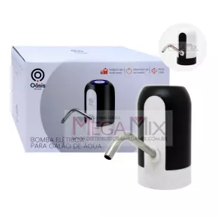 Bomba Elétrica Recarregável para Galão de Água OIH-2601 - Oásis