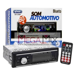 Som Automotivo com Bluetooth KP-C18BH - Knup