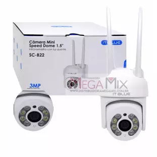 Câmera de Segurança IP Speed Dome 1.5'' SC-B22 - It-Blue