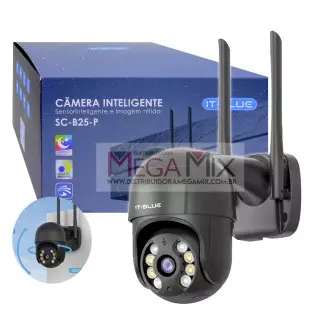 Câmera de Segurança IP com 2 Antenas SC-B25-P - It-Blue