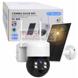Câmera de Segurança IP Solar 4.0MP SC-B49 - It Blue