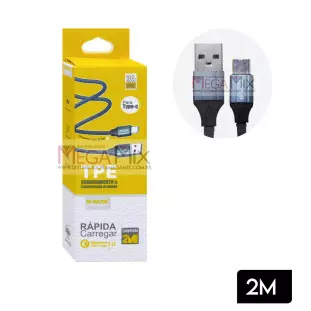 Cabo de Dados USB + Tipo C 2M BM8630 - Bmax