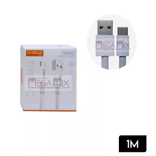 Cabo de Dados USB + Tipo C 35W 1M CB-70 - A'Gold
