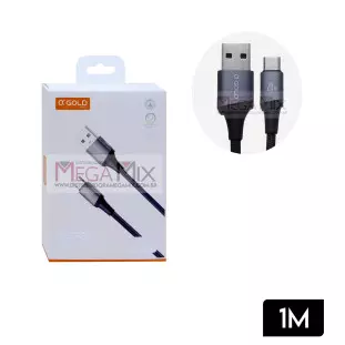 Cabo de Dados USB + Tipo C 20W 1M CB78-3 - A'Gold