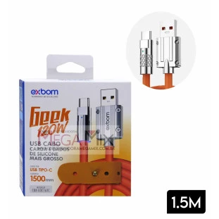 Cabo de Dados USB + Tipo-C 1.5M CBX-U3C16TC - Exbom