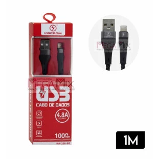 Cabo de Dados USB + Iphone 1M KA-326-5G - Kapbom