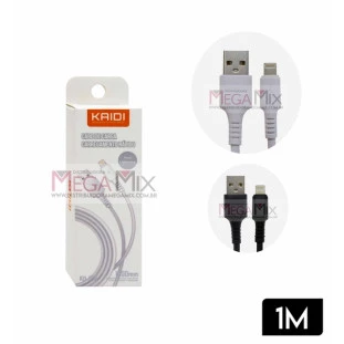 Cabo de Dados USB + Iphone 3A 1M KD-21A - Kaidi