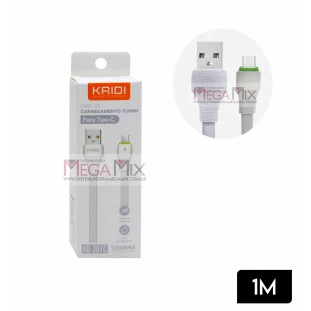 Cabo de Dados USB + Tipo C 1M KD-307C - Kaidi