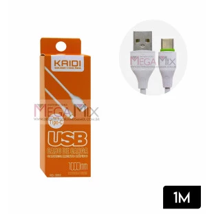 Cabo de Dados USB + Tipo C 1M KD-308C - Kaidi