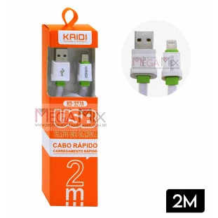 Cabo de Dados USB + Iphone 2M KD-327A - Kaidi