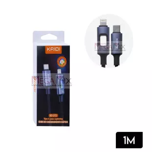 Cabo de Dados Tipo C + Iphone 1M KD-41CL - Kaidi