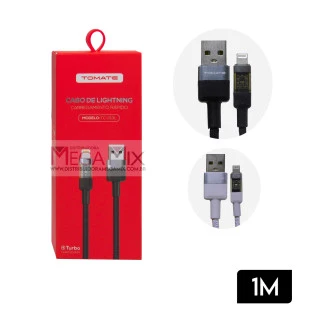 Cabo de Dados USB + Iphone 1.2M TC-213L - Tomate