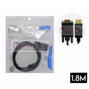 Cabo DisplayPort para VGA 1.8M LE-6630 - It-Blue