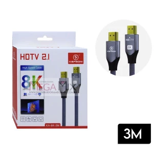Cabo HDMI + HDMI 8K 3M KA-8K-3M - Kapbom