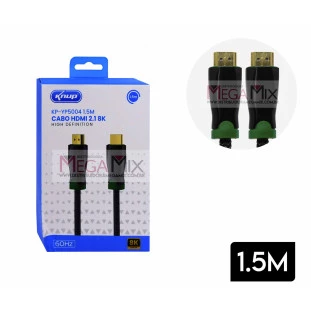 Cabo HDMI + HDMI 8K 1.5M KP-YP5004 - Knup
