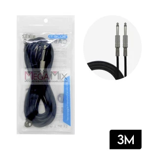 Cabo P10 + P10 3M LE-5500 - It-Blue