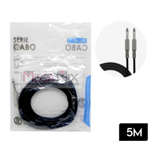 Cabo P10 + P10 5M LE-5500 - It-Blue