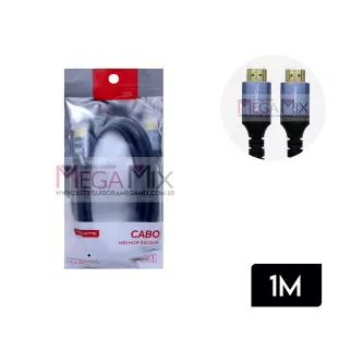 Cabo HDMI + HDMI 8K 1M MHD-8101 - Tomate