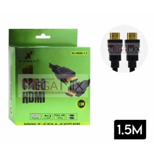 Cabo HDMI + HDMI 1.5M XC-HDMI-1.5 - X-Cell