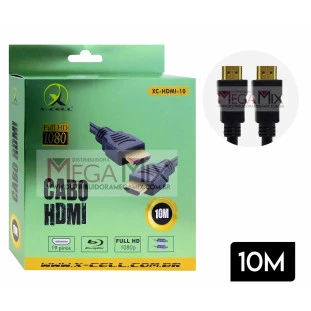 Cabo HDMI + HDMI 10M XC-HDMI-10 - X-Cell