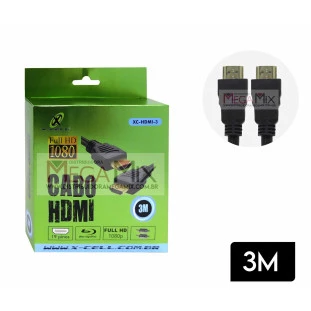 Cabo HDMI + HDMI 3M XC-HDMI-3 - X-Cell