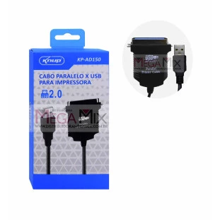Cabo para Impressora Paralelo X USB KP-AD150 - Knup