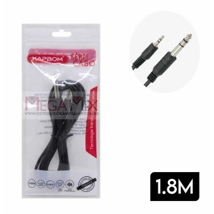 Cabo P2 Macho + P10 Macho 1.8M KAP-P2-P10 - Kapbom