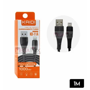 Cabo de dados USB + Iphone 1M KD-11A - Kaidi