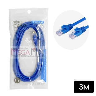  Cabo de Rede RJ45 3M LE-302 - It- Blue