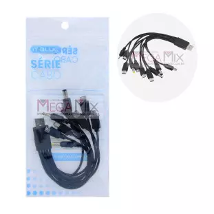 Cabo USB Universal 10 em 1 LE-9013P - Lelong