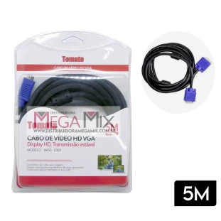 Cabo VGA para Monitor 5M MVG-1005 - Tomate