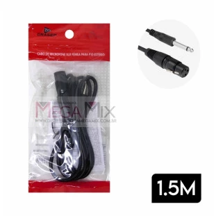 Cabo P10 + XLR 1.5M D-PK01 - Grasep