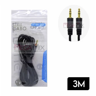 Cabo P2 Macho + P2 Macho 3M LE-804-3M - It-Blue